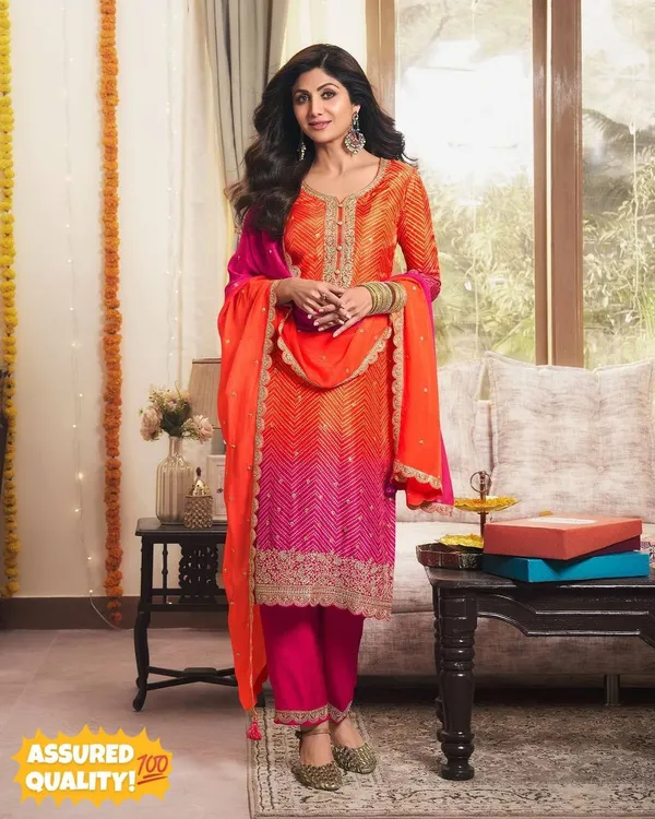 DESIGNER_FANCY_PURE_CHINNON_SILK_PRINTED_AND_SEQUENCE_EMBROIDERY_WORK_TOP_AND_PANT_WITH__DUPATTA