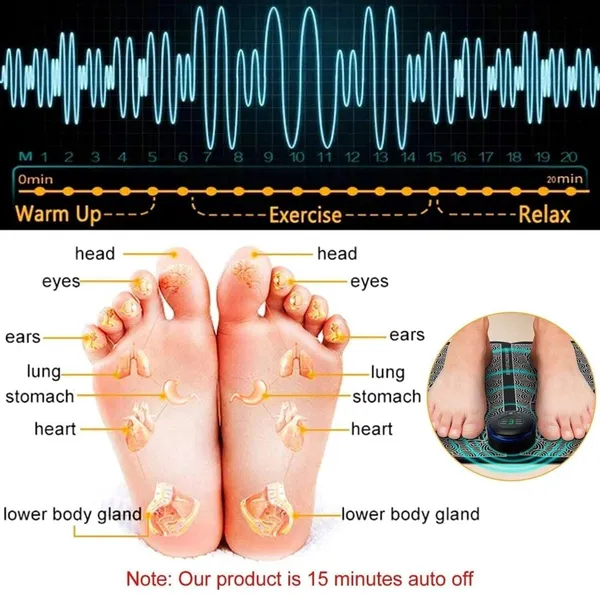 Foot_Massager_Electric_Foot_Massage_Pad_Feet_Muscle_Simulated_Massage_Therapy_for_Foot_|_Rechargeable_Portable_Automatic_Folding_with_8_Mode/19_Intensity