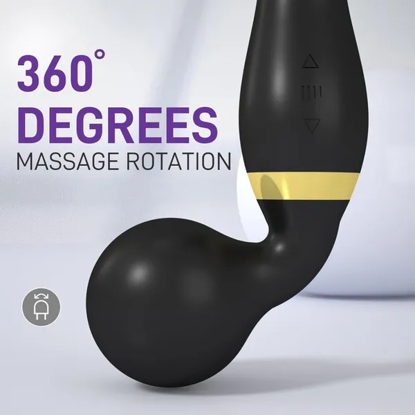 Full_Body_Personal_Handheld_Massager_for_Pain_Relief,_Wireless_Rechargeable_Vibration_Massager,_Massager_Stick_360_Degrees_rotation,_Waterproof,_Ergonomic_Electric_Handheld_Dual_Head_Massager_for_Back,_Travel-Friendly_Massager_(Round/Black).