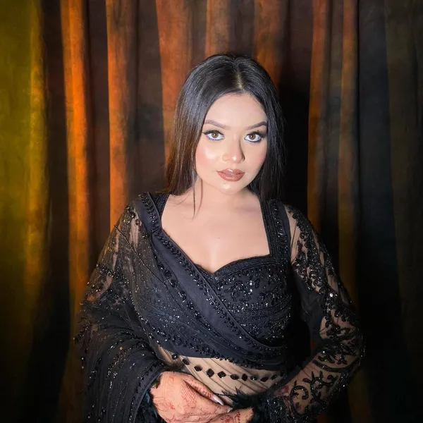 Looking_Some_One_For_Black_Color_Beautiful_Designer_Saree_On_Soft_Net_Fabric_With_Thread_&_Sequence_Work