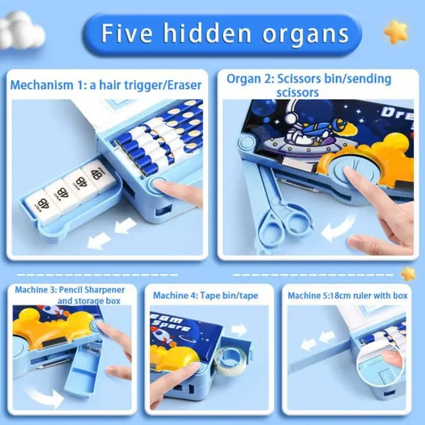 Multi-Functional_Branded_Unicorn_Space_Theme_Magnetic_Pencil_Box_for_Boys_&_Girls,_Buttons_Operated_Pencil_Box_for_Kids_Astronaut_Theme_Gifts_Kids_Accessories.