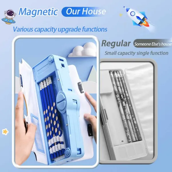 Multi-Functional_Branded_Unicorn_Space_Theme_Magnetic_Pencil_Box_for_Boys_&_Girls,_Buttons_Operated_Pencil_Box_for_Kids_Astronaut_Theme_Gifts_Kids_Accessories.