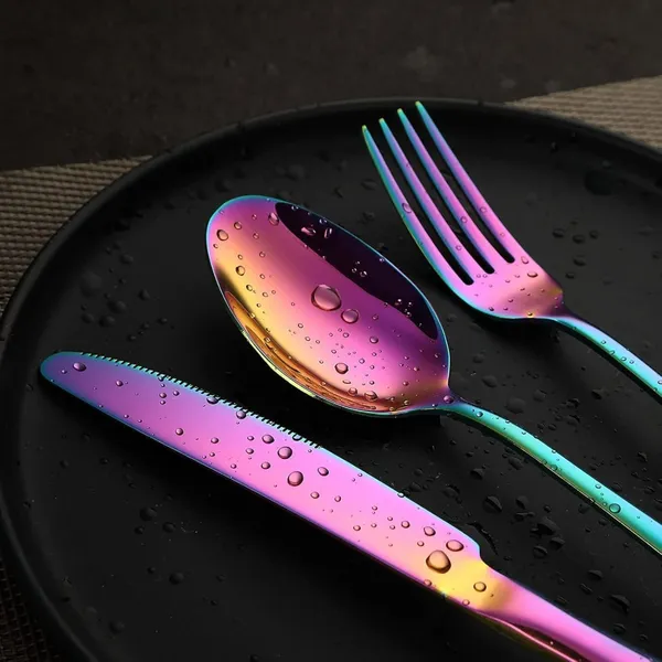 Portable_Stainless_Steel_Rainbow_Utensil_Set,_Cutlery_Set_8-Piece_Including_Reusable_Knife_Fork_Spoon_Chopsticks_Cleaning_Brush_Straws_Dinnerware_for_Kids,_Adults,_Wedding_Gift.