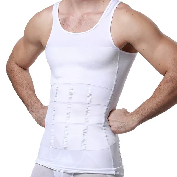 Premium_Men’s_Slimming_Body_Shaper_Vest_Shirt_Abs_Abdomen_Slim_Stretchable_Tummy_Tucker_Vest_(Colour_:_White)