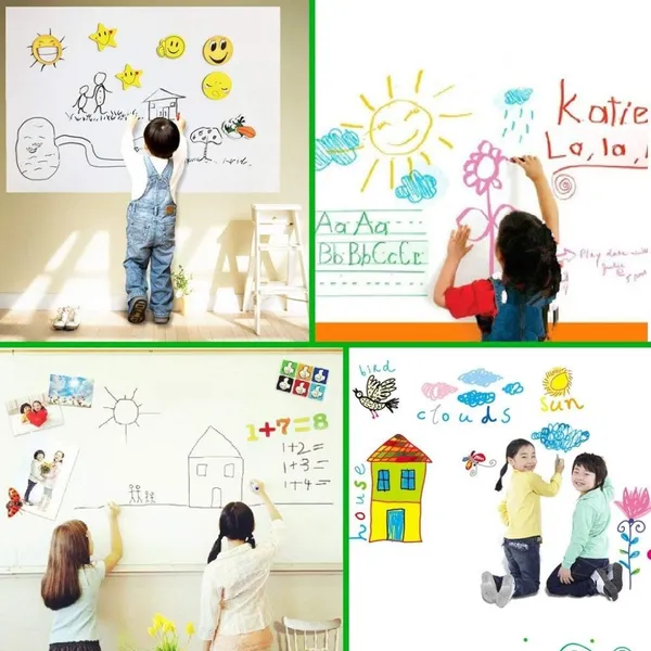 Self_Adhesive_White_Board_Paper,_Wall_Decal_Vinyl_Peel_and_Stick_Dry_Erase_Whiteboard_for_Classroom,_Planning,_Office,_College,_Kids_Drawing_Wallpaper_Painting_with_1_Water_Pen_(45cm_x_200cm)