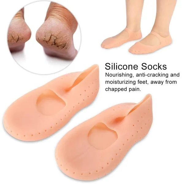 Silicone_Socks_Silicone_Full_Size_Socks,_Moisturizing_Socks_Foot_Anti_Cracking_Care_Socks_for_Dry_Feet_Cracked_Heel_Repair_Heel_Softener_Foot_Care-Sock_for_Women_for_Men_(Free_Size)