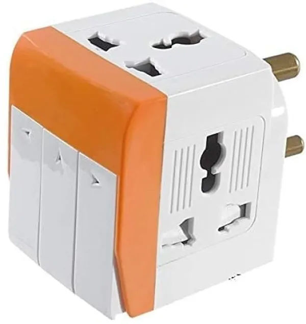 Title:_3_Pin_Multi_Plug_Socket-Universal_Travel_Adapter_with_Individual_Switch_Safety_Shutter_LED_Indicator-3_Way_Plug_Extension_for_Home_Office_Travel-5A-250V_Universal_Travel_Adapter_Multi-Plug_with_Individual_Switch_and_LED_Indicator_3_pin_for_Home_and_Official_use.