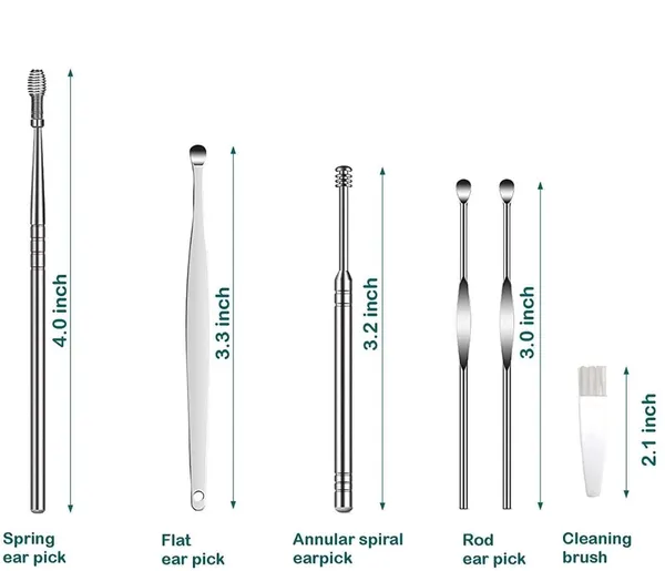 Title:_6_Pcs_Ear_Pick_with_a_Storage_Box_Earwax_Removal_Kit_|_Ear_Cleansing_Tool_Set_|_Resuable_Ear_Cleansing_Tool_Set_|_Stainless_Steel_Spiral_Ear_Curette_Ear_Wax_Remover_Tool_with_Cleaning_Brush_(6_Pcs_Kit)_(_Silver_)
