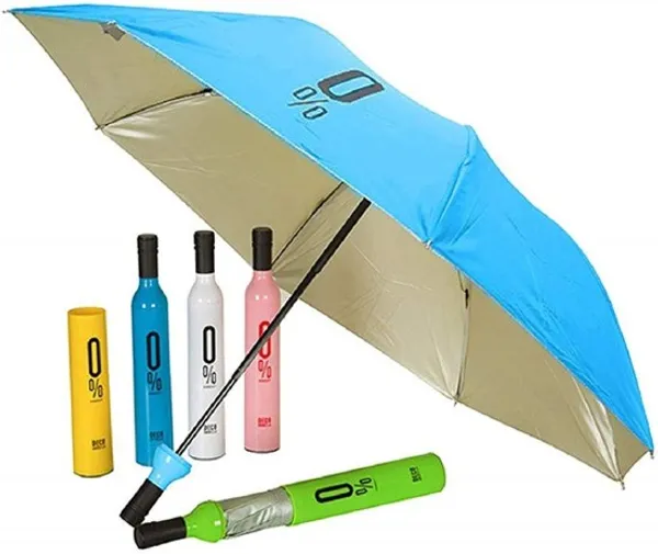Ultra_Light_Compact_And_Folding_Umbrella_With_Wine_Bottle_Cover_Waterproof_/_Mini_Portable_Umbrella_Protection_And_Rain,_Stylish_Printed_Bottle_Umbrella_(Multi_color)
