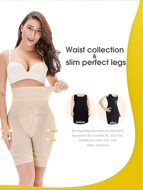 Women_Shapewear_Butt_Lifter_Body_Shaper_Panties_High_Waist_Hip_Padded_Enhancer_Booty_Lifter_Shorts_Girdle_Slimming_Underwear_Waist_Trainer_Panty_(Colour:_Beige/Black).