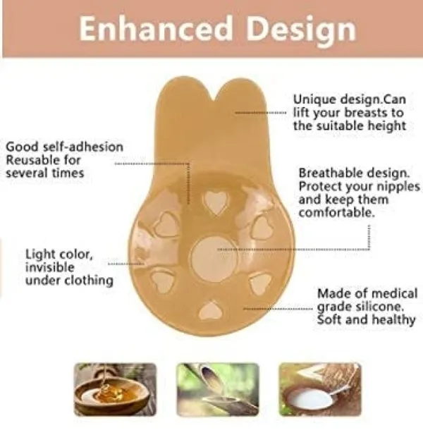 Women's_Silicone_Lift_up_Invisible_Bra_Tape_Push_up_Strapless_Bra_Self_Adhesive_Backless_Sticky_Bra_Rabbit's_Ears_Shape_Breast_Lift_Petals_Reusable_Beige_(1_pair)