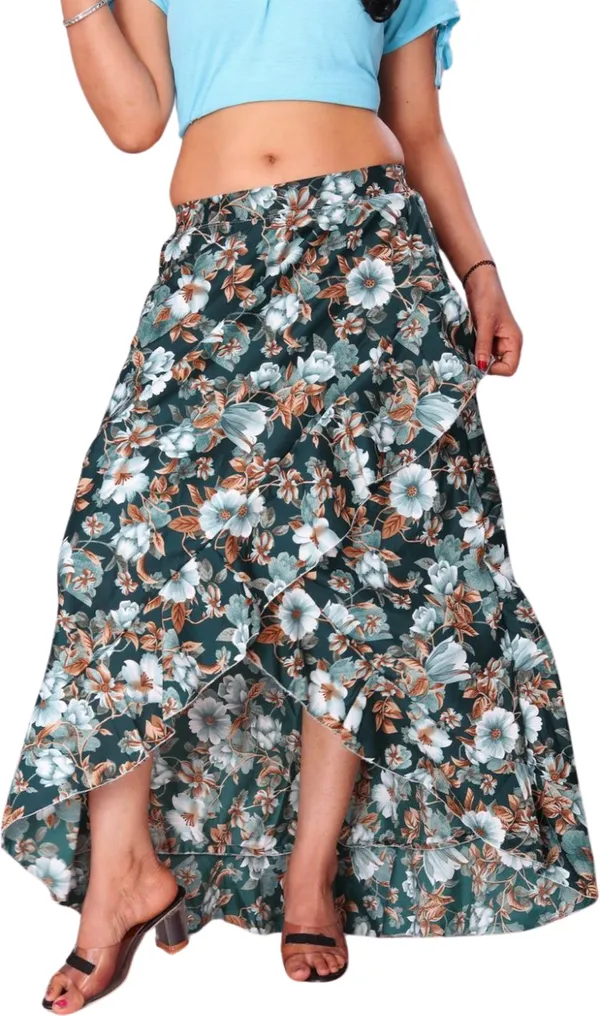 Black_Crepe_Designer_Skirt_For_Women