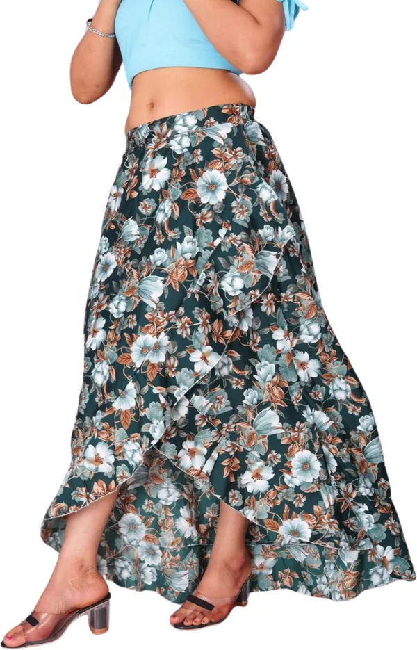 Black_Crepe_Designer_Skirt_For_Women