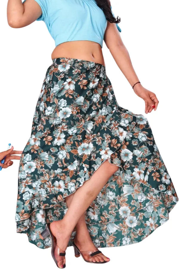 Black_Crepe_Designer_Skirt_For_Women