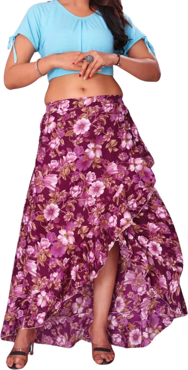 Multicolor_Crepe_Designer_Skirt_For_Women