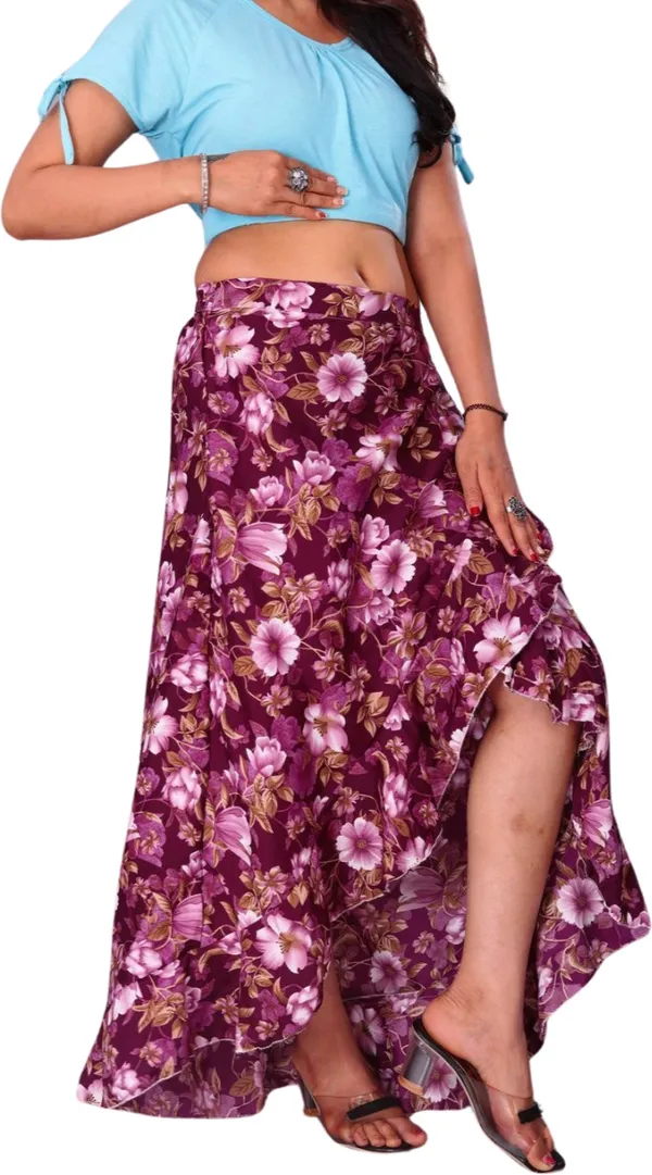 Multicolor_Crepe_Designer_Skirt_For_Women