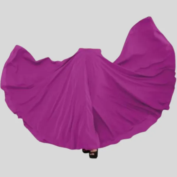Pink_Crepe_Designer_Skirt_For_Women