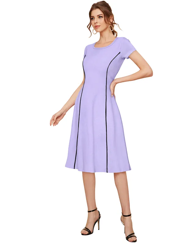 Purple_Knitting_And_Stretchable_Western_Dress_For_Women