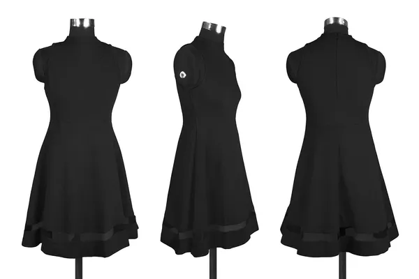 Black_Knitting_And_Stretchable_Western_Dress_For_Women