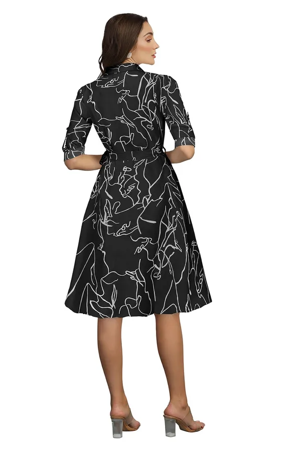 Black_Cotton_Western_Dress_For_Women