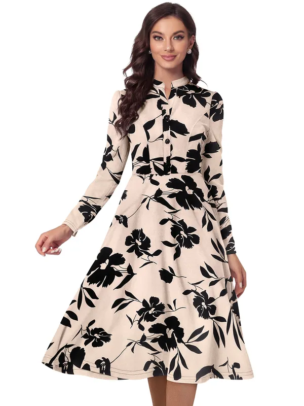 Cream_Knitting_And_Stretchable_Western_Dress_For_Women
