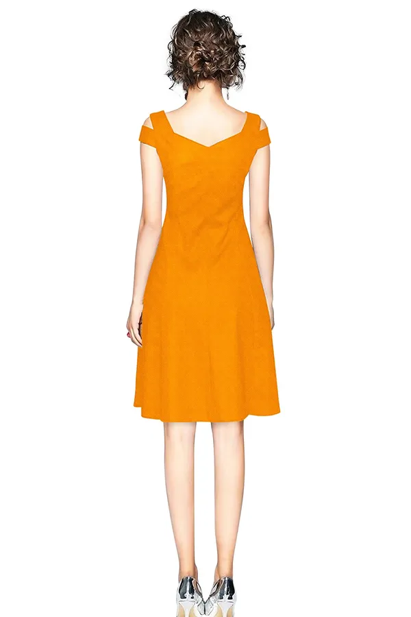 Yellow_Polyster_Western_Dress_For_Women