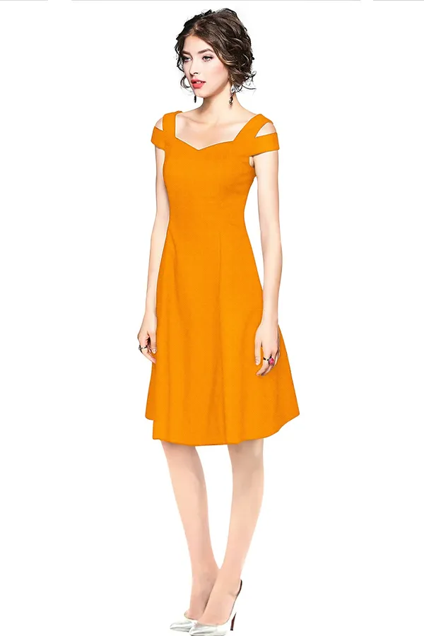 Yellow_Polyster_Western_Dress_For_Women