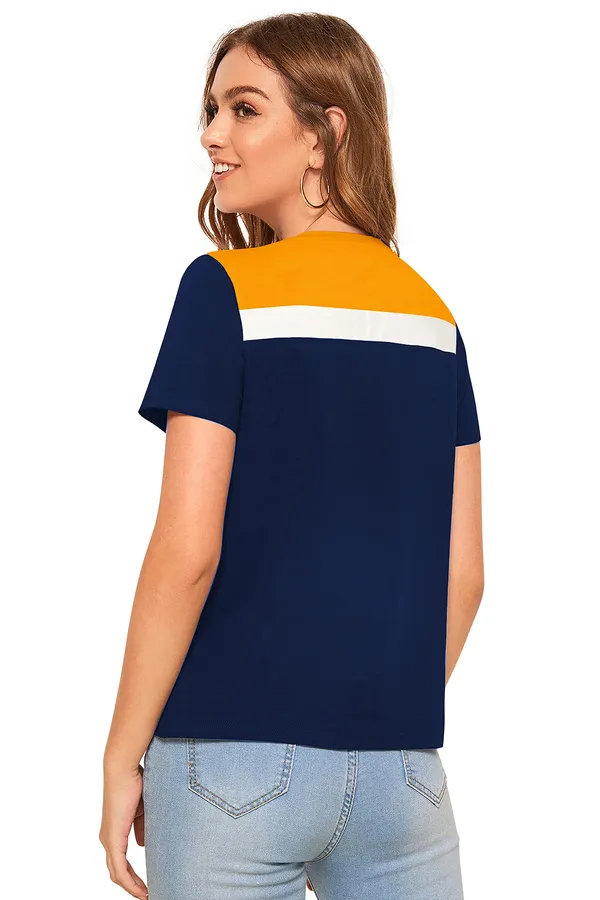 Yellow_Polyester_Blend_Stylish_Top_For_Women