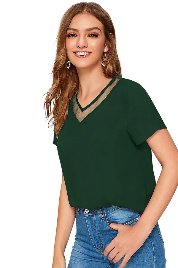 Green_Polyester_Blend_Stylish_Top_For_Women