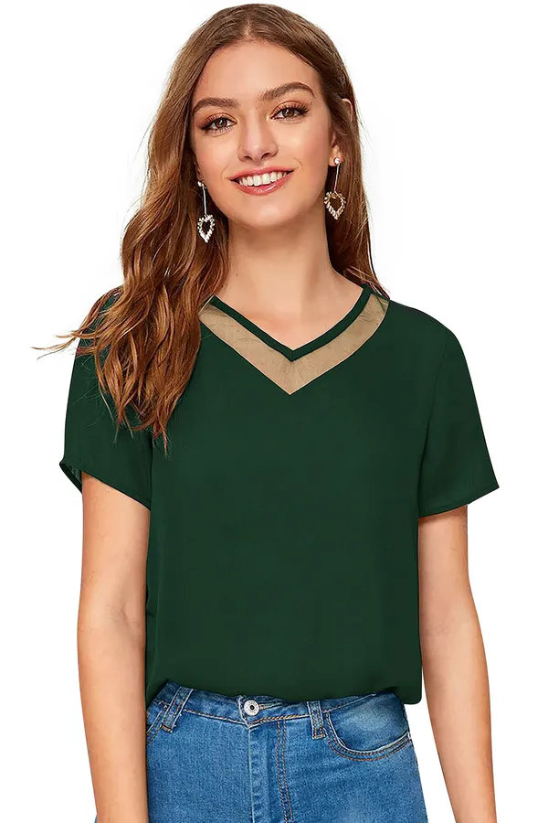 Green_Polyester_Blend_Stylish_Top_For_Women
