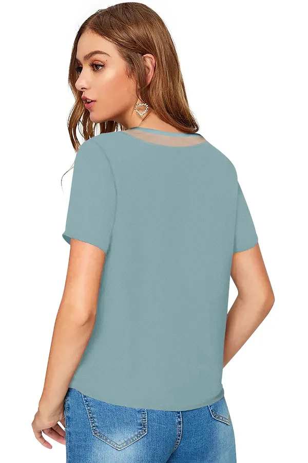 Light_Green_Polyester_Blend_Stylish_Top_For_Women