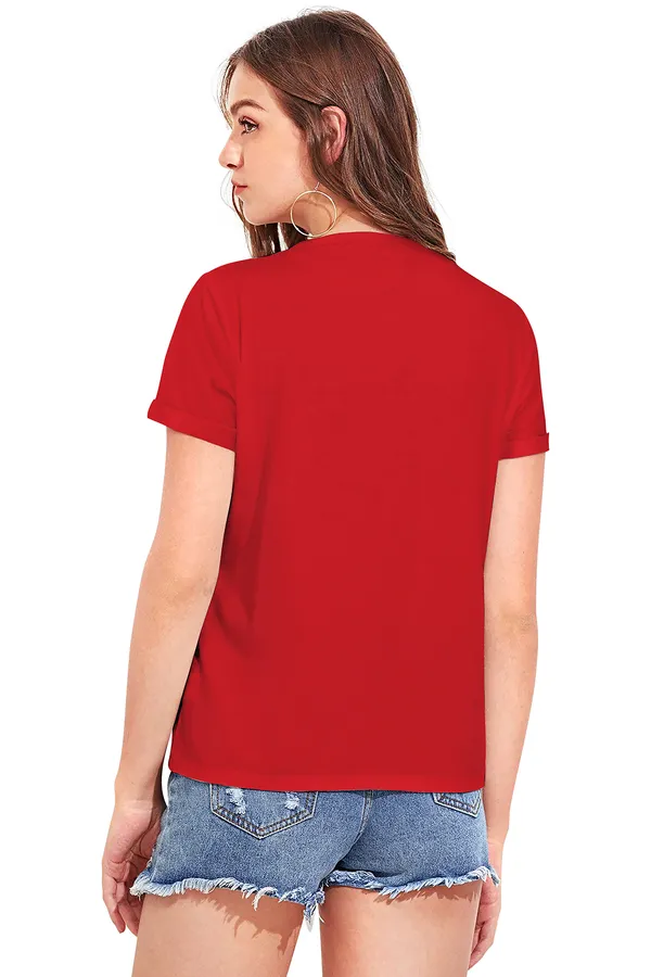 Red_Cotton_Stylish_Top_For_Women