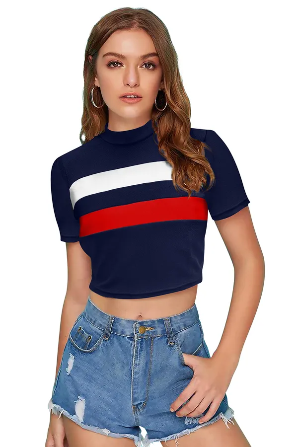 Red_Polyester_Blend_Stylish_Top_For_Women