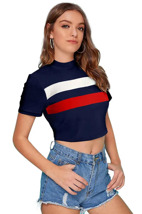 Red_Polyester_Blend_Stylish_Top_For_Women