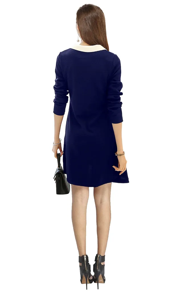 Blue_Polyster_Western_Dress_For_Women