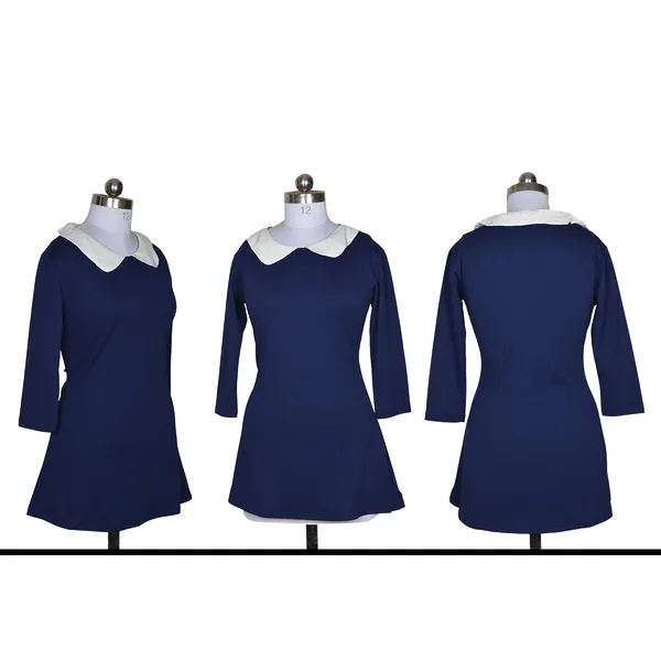 Blue_Polyster_Western_Dress_For_Women