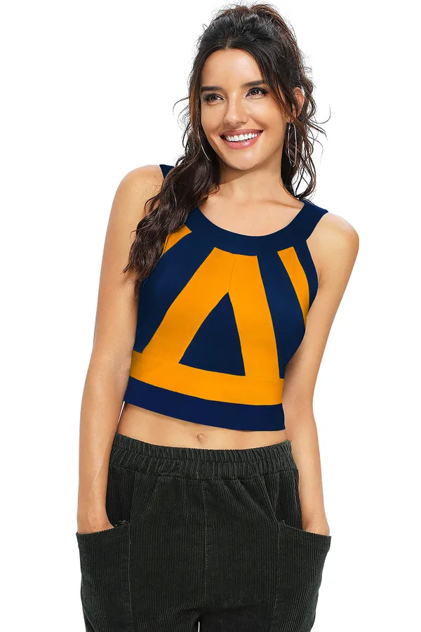 Yellow_Polyester_Blend_Stylish_Top_For_Women