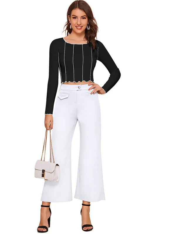 Black_Polyester_Blend_Stylish_Top_For_Women