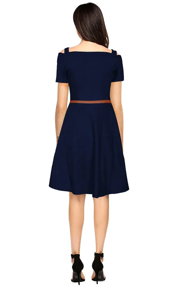 Blue_Polyster_Western_Dress_For_Women