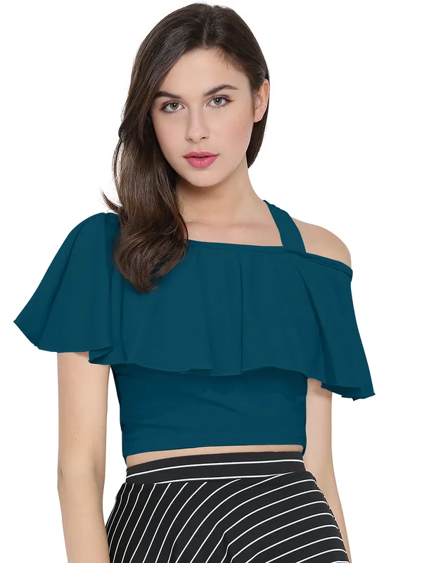Morpich_Polyester_Blend_Stylish_Top_For_Women