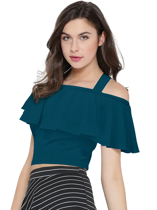 Morpich_Polyester_Blend_Stylish_Top_For_Women