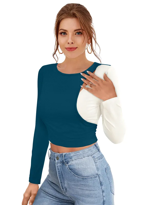 Morpich_Polyester_Blend_Stylish_Top_For_Women