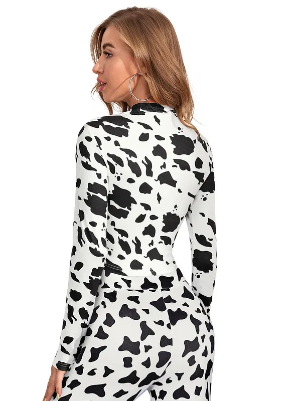 White_Polyester_Blend_Stylish_Top_For_Women