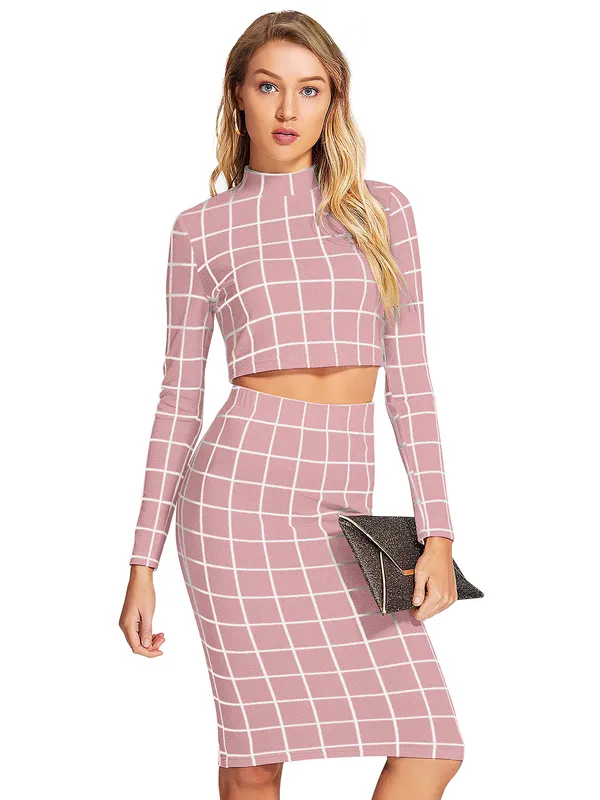 Pink_Polyester_Blend_Stylish_Top_For_Women