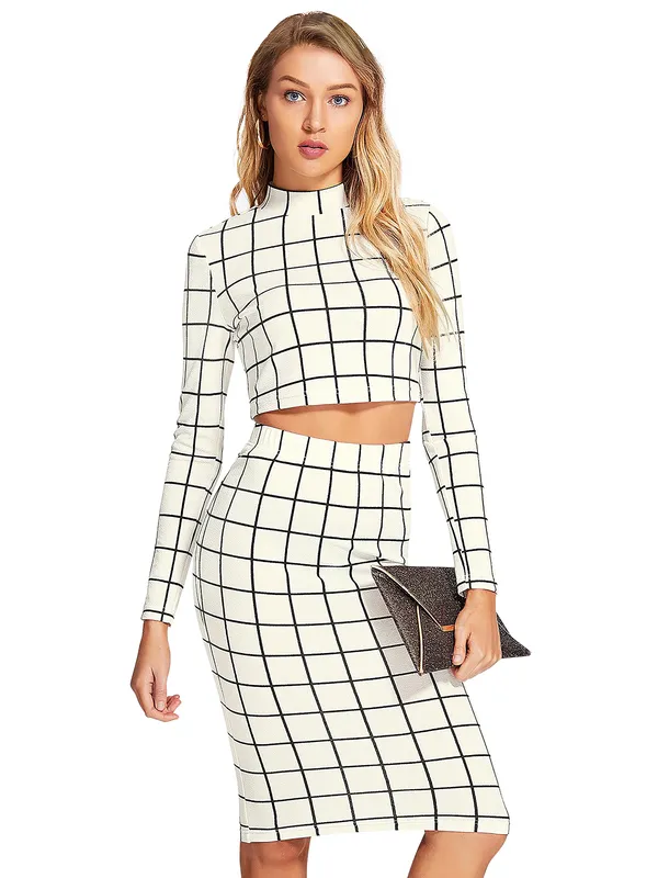 White_Polyester_Blend_Stylish_Top_For_Women