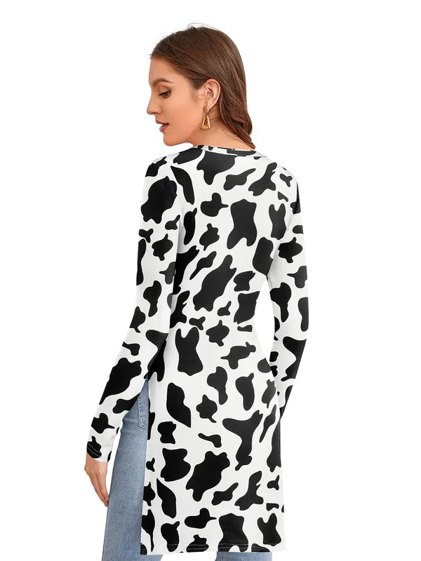 White_Polyester_Blend_Stylish_Top_For_Women