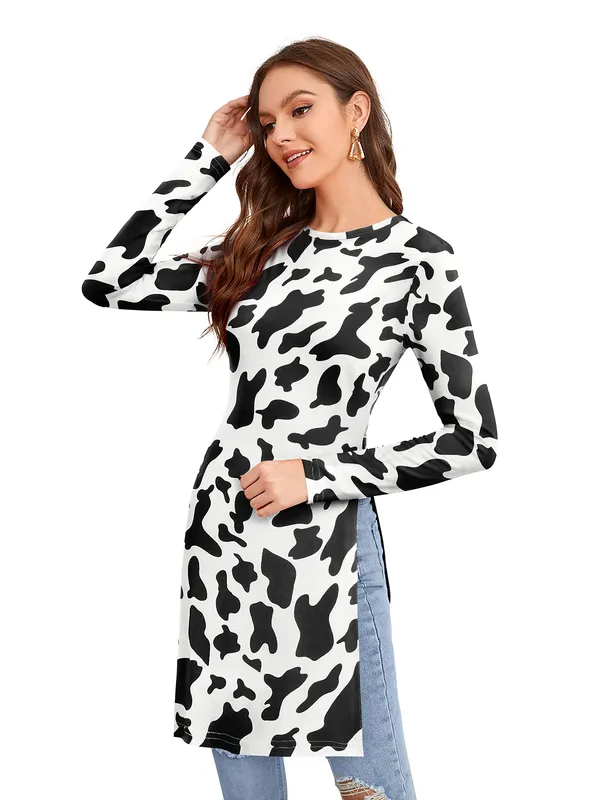 White_Polyester_Blend_Stylish_Top_For_Women