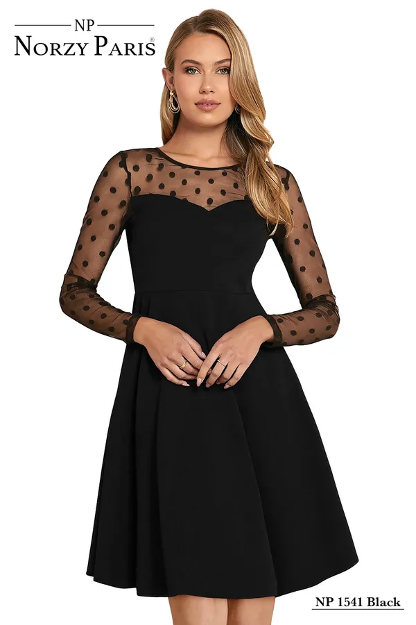 Black_Knitting_And_Stretchable_Western_Dress_For_Women