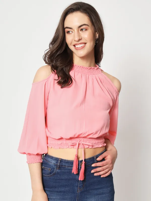 Zastraa_Cold-Shoulder_Blouson_Crop_Top