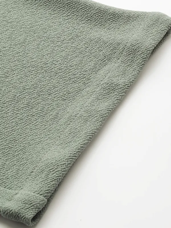 Green_Viscose_Rayon_Trouser_For_Women
